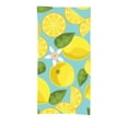 thumbnail image 2 of AZXY Lemon & Citrus Print Microfiber Beach Towel, Sand-Free Quick-Drying Towel for Poolside, Travel and Gym, 2 of 6