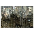 thumbnail image 1 of Great BIG Canvas | "Elevated View Of Apartment Blocks At Night; Hong Kong, China" Art Print - 36x24, 1 of 4