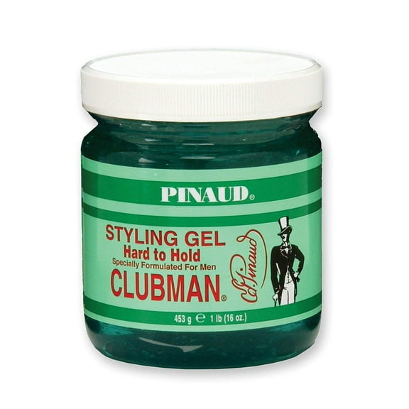 Clubman Pinaud Hard To Hold Styling Gel, 16 Oz.