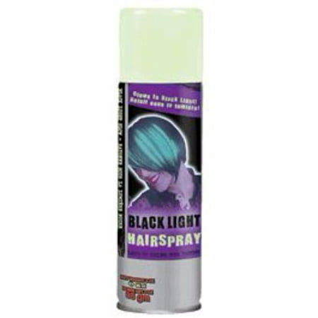 Temporary Colored Hair Spray Black Light