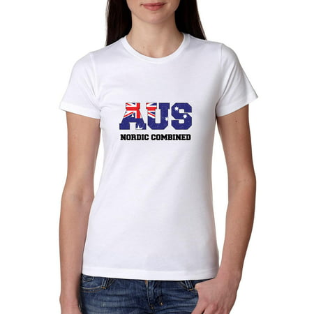 Australia Nordic Combined - Winter Olympic - Korea - Flag Women's Cotton