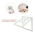 thumbnail image 1 of Puerta de plástico para mascotas, perros, cachorros y gatos, cierre magnético, solapa segura para puerta de ventana con pantalla (blanco L), 1 of 8