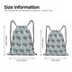 thumbnail image 2 of Fotbe Sea Otter Bolsa Mochila con Cordón Estampada, Bolsa de Gimnasio Deportiva, Bolsa Cinch, Bolsa con Cordón para Hombres y Mujeres-Small, 2 of 6