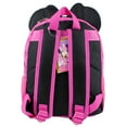 thumbnail image 3 of Disney by Minnie Mouse Unisex Small Backpack, Black, 1-Piece, 3 of 4