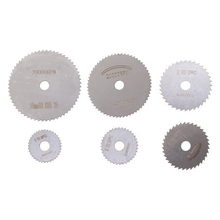 

GENEMA 7pcs/set Mini High Speed Steel Saw Web Circular Rotary Cutting Blade Wheel Discs Mandrel Electric Grinding Accessories