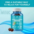 thumbnail image 5 of Ashwagandha Gummies 60 Count - Stress Relief, Energy Boost & Relax Support - Natural Adaptogen Supplement, 5 of 8