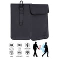 thumbnail image 3 of Deago Security Pouch Faraday Bag Cell Phone Anti-Tracking Anti-Spying GPS RFID Signal Blocking Bag Shielding Pouch Wallet Case for Cell Phone Privacy Protection Car Key (Black), 3 of 10