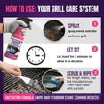 thumbnail image 7 of Fast-Acting Heavy-Duty Grill Degreaser Spray, 4FL OZ Heavy-Duty BBQ Grill Degreaser Spray, Fast-Acting Grills Cleaner & Degreaser, Removes Grease & Grime, for Kitchen, Garage, Outdoor & More, 7 of 7