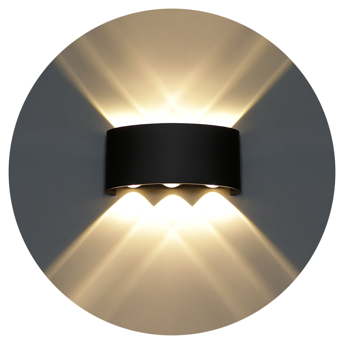 KAWELL Modern Wall Lamp LED Wall Light Up and Down ...