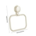 thumbnail image 4 of Viflosae Towel Hooks for Bathrooms Suction Cup Towel Ring Aluminum Alloy Material No Need To Drill Holes Bathroom Sink Wall Mounted Towel Rack, 4 of 7