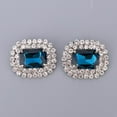 thumbnail image 2 of Elegant Artificial Diamond Crystal Shoe Clips Shoe Buckle For Wedding Shoes Blue, 2 of 7