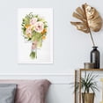 thumbnail image 2 of Wynwood Studio 'Tropical Bouquet Bloom' Floral and Botanical Framed Wall Art Print - Green, Pink, 2 of 4