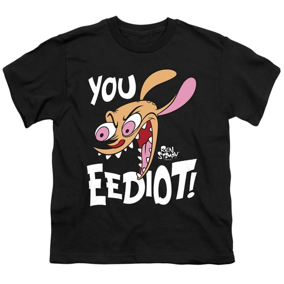 Ren and Stimpy You Eediot! Unisex Youth T Shirt