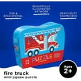 thumbnail image 2 of Crocodile Creek 12-Piece Mini Jigsaw Puzzle - Fun Floor Puzzles for Kids Ages 2-4 and Up - Heavy-Duty Shaped Box for Storage - Fire Truck - 12 x 9 inches Finished, 2 of 7