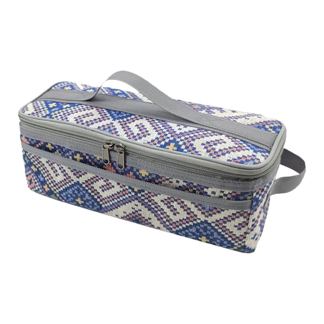 Estufa de Camping bolsa de transporte tanque de Gas bolsa de almacenamiento bolsa contenedor caja parrilla transporte azul