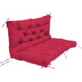 thumbnail image 6 of Outdoor Swing Replacement Cushions 3 Seater, Waterproof Porch Swing Cushions with Backrest, 40"x40", for Garden Patio Furniture Red Clearance!, 6 of 6