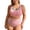 Red, variant on Plus Size Swimsuit for Women Solid Color Bikini Set Control Bathing with High Waisted Bottoms Womens 2 Piece Swimsuits Black L