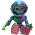 thumbnail image 3 of Astronaute Squelette Imprimé 3D Futuriste - Collection Unique - pour Décoration Maison & Bureau pour Amateurs d'Espace (Rouge Bleu), 3 of 8