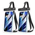 thumbnail image 4 of Floating Waterproof Phone Pouch/Bag  [2 Pack] Large Waterproof Cell Phone Case Black, 4 of 7