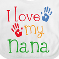 thumbnail image 4 of Inktastic I Love My Nana Boys or Girls Baby Bib, 4 of 4