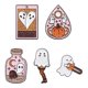 thumbnail image 1 of Juego de broches esmaltados para blusas con dibujos animados de fantasmas de Halloween, 1 of 3
