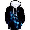 thumbnail image 1 of "Xishao Sudadera con Capucha para Hombre, con Estampado 3D De DJ, Chaqueta De Dibujos Animados, Abrigo, Ropa De Gran Tamaño" Xishao ropa, 1 of 2
