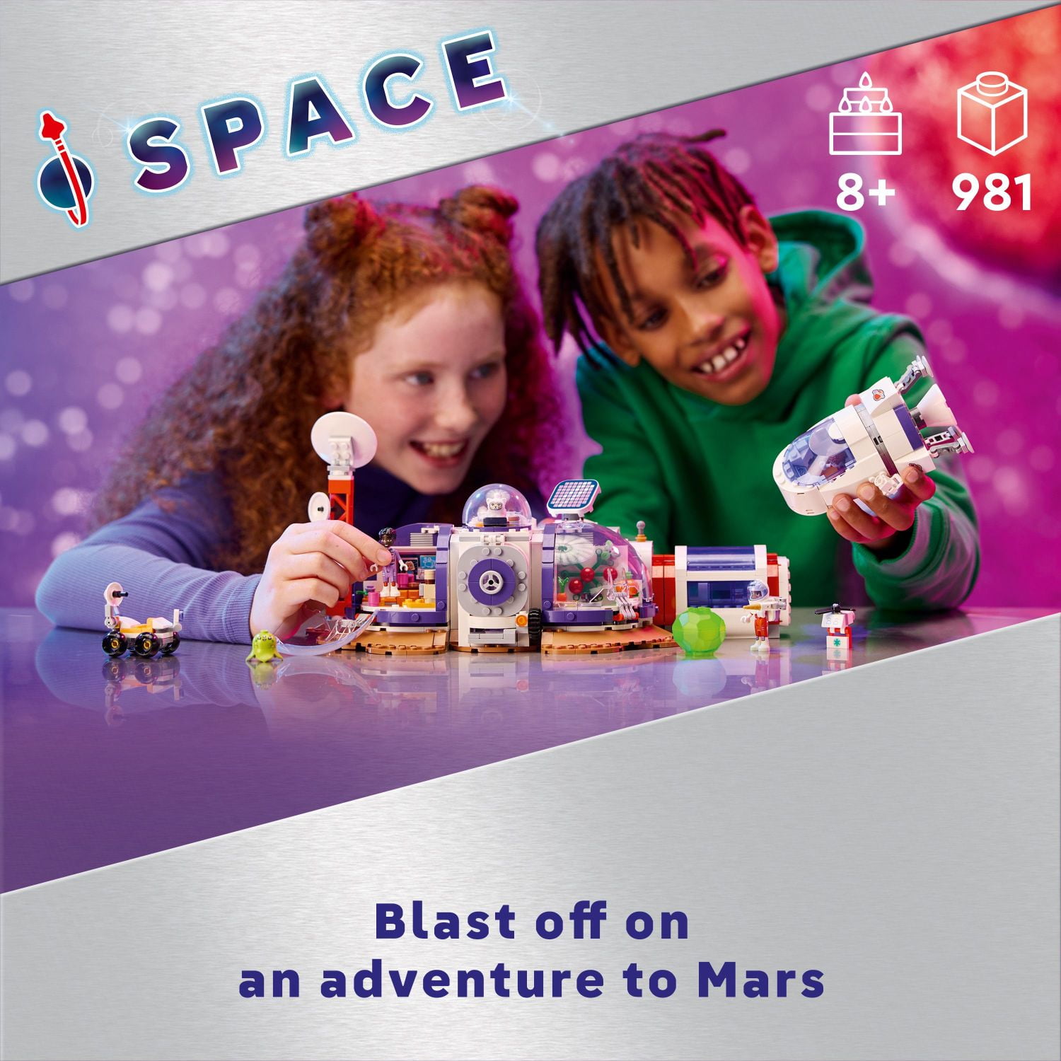 LEGO Friends Mars Space Base and Rocket Set, Science Toy for Pretend Play with 3 Mini-Dolls and Spaceship Toy, Gift for Girls, Boys and Kids Ages 8 and Up  who Love Tech and Outer Space Toys, 42605