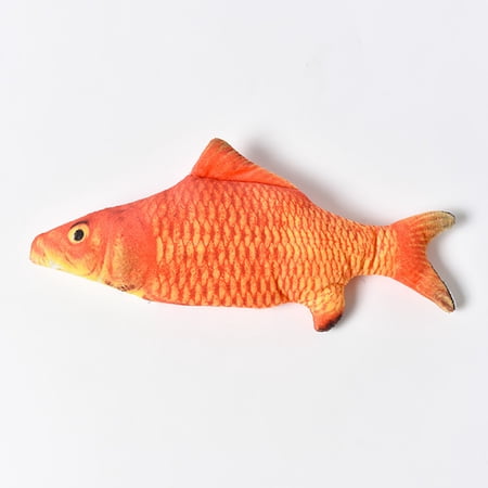 Jouet Electrique Pour Chat De Poisson Jouet De Chat En Mouvement Realiste Jouet De Poisson Kicker De Chat Avec Herbe A Chat Walmart Canada