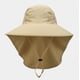 thumbnail image 3 of Sombrero de pesca con solapa para el cuello, protección solar Sombrero de senderismo para hombres Mujeres Gorra de safari, Sombrero para el sol Jardinería Playa, Menta Feliz Sencillez, 3 of 5