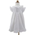 thumbnail image 3 of Handmade Girls' Embroidered Lace Cotton Night Dress Sleepwear White - Age 2-12 (Embroidered Lace, 4-6 Years), 3 of 4