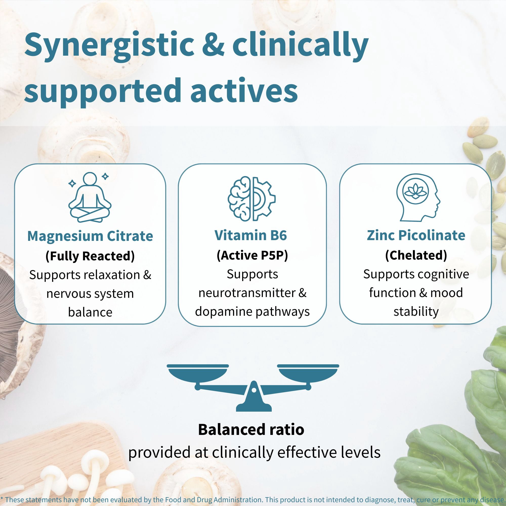 Igennus Neurobalance Zinc Magnesium & B6 Complex Formulated for Cognitive Support, Calm Focus & Relaxation, 240 Small Tablets, High Absorption Chelated Zinc & Fully Reacted Magnesium, Vegan, Non-GMO