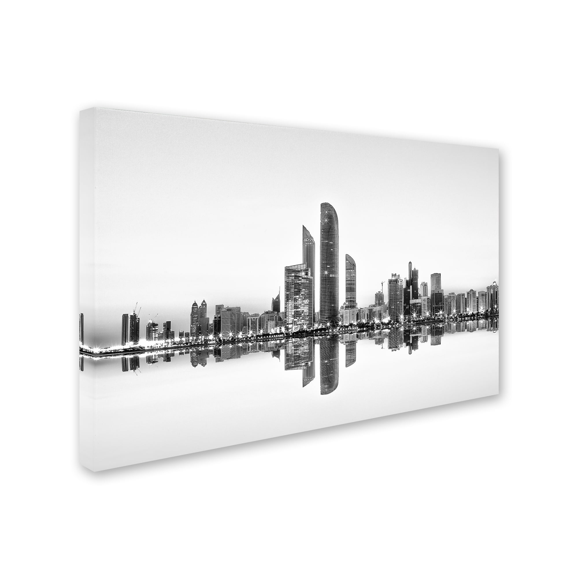 Trademark Fine Art 'Abu Dhabi Urban Reflection' Canvas Art by Akhter Hasan