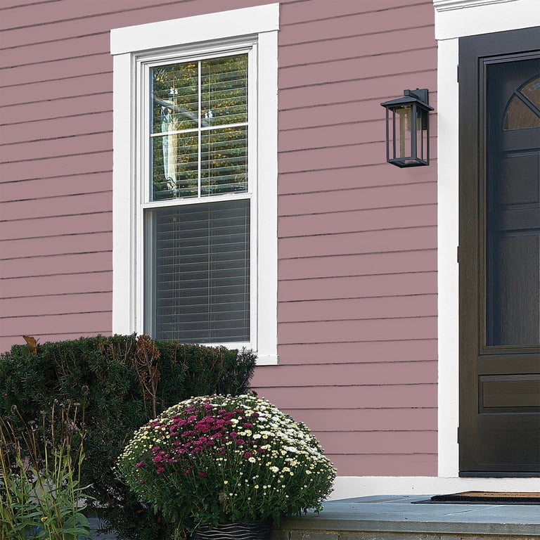 Glidden One Coat Coffee Rose / Purple Flat Exterior Paint with