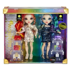 Rainbow High, Special Edition Twin (2-Pack) Fashion Dolls, Laurel & Holly De'Vious