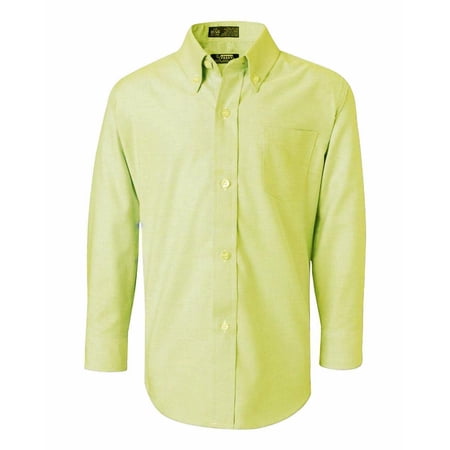 French Toast Boys School Uniform Long Sleeve Oxford Shirt, Sizes 4-20 & Husky