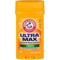 Arm & Hammer Ultra Max Solid Men Antiperspirant Deodorant, Fresh, 2.6 oz