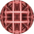 thumbnail image 1 of Ahgly Company Indoor Round Patterned Cranberry Red Area Rugs, 8' Round, 1 of 1