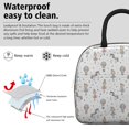 thumbnail image 3 of Womens White Ballerina Unicorn Pattern Lunch Box for Work,Insulated Lunch Bag for Women,Loncheras Para Mujer,Leakproof Adult Lunch Bag for Work,Beach,Travel,Picnic,Camping, 3 of 7