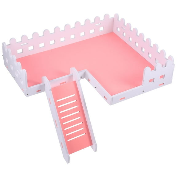 FRCOLOR Hamster Platform Plastic Small Animal Playground Hamster Cage Toy for Chinchilla Rat Mouse