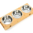 TECHOME Popular Home Pet Stainless Steel/Ceramic Feeding and Drinking