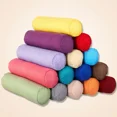 thumbnail image 2 of Almohada de color sólido redonda extraíble y lavable para la espalda, cojín para cama, soporte para la cabeza, las piernas y la columna de viaje ligera, 2 of 5