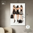 thumbnail image 5 of The Shopping Muse I Canvas Glam Illustration Art by Art Remedy, Gallery Wrapped, 36" x 54", 5 of 7