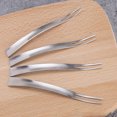 thumbnail image 2 of 4pcs Fruit Forks Stain Forks Forks Forks Torta Postre Forks Gadget de la Cocina, 2 of 5