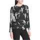 thumbnail image 2 of Blusa Peplum Crossover Calvin Klein para Mujer Negro XS, 2 of 2