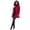 Classic Red, variant on Women's Plus Size Button Up Fleece Jacket