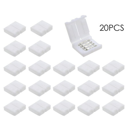 

4 Pins RGB LED Strip Connector Quick Splitter 20 Pack White