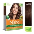thumbnail image 3 of Nisha Creme Hair Color | Permanent Long Lasting Brown Hair Dye Colour Kit | Chocolate Brown | Mini Box 40gm / 1.35 Oz, 3 of 9