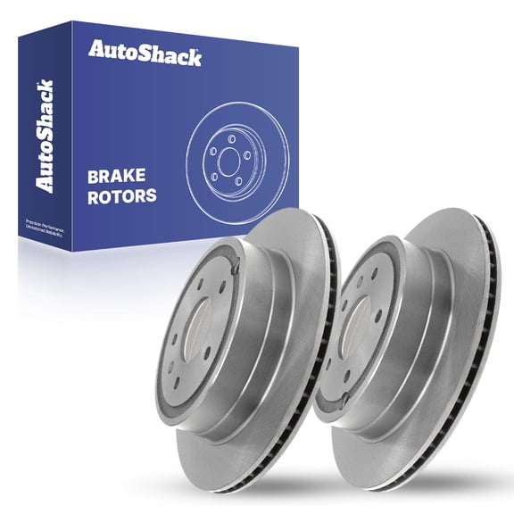 AutoShack 11.93" (303 mm) Rear Vented Brake Rotors | Replacement for 2007-2009 Chevrolet Equinox 2008-2010 Saturn Vue 2010-2015 Chevrolet Captiva Sport 2007-2009 Pontiac Torrent | 2-PC Set