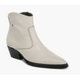 thumbnail image 4 of Franco Sarto Women's White Leather A-Blake Pointed Toe Booties 11M, 4 of 5