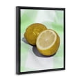 thumbnail image 2 of Stupell Industries Contemporary Glimmer Lemon on Green Black Floating Frame Canvas Art, 17 x 21, by LISH Creative, 2 of 8